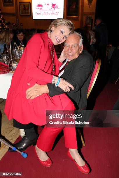 Dr. Antje-Katrin Kuehnemann and her husband Dr. Joerg Guehring during the Gut Aiderbichl Christmas Market opening on November 13, 2018 in Henndorf am...