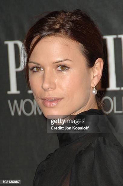 Rhona Mitra during 13th Annual Premiere Women In Hollywood at Beverly Hills Hotel & Bungalows in Beverly Hills, California, United States.