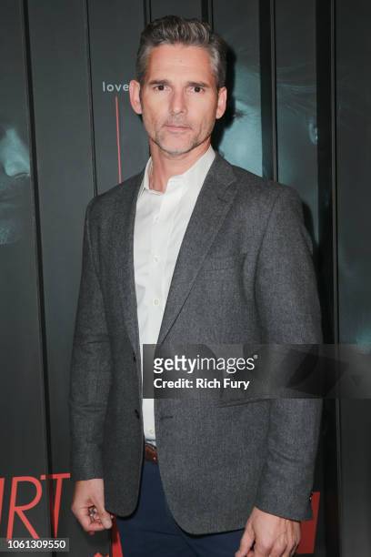 Eric Bana attends the after party for Bravo's anthology series "Dirty John" world premiere at NeueHouse Los Angeles on November 13, 2018 in...