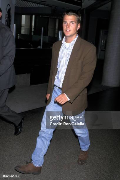 Chris O'Donnell during Chris O'Donnell Sighting at LAX - April 18, 1995 at Los Angeles International Airport in Los Angeles, California, United...