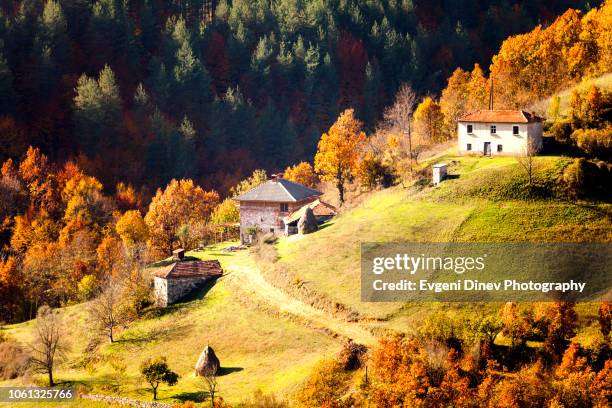 rhodope mountain, bulgaria - village - bulgaria history stock pictures, royalty-free photos & images