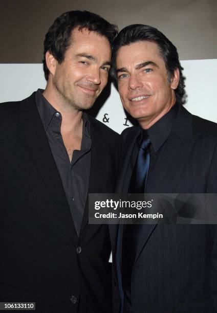 Jon Tenney and Peter Gallagher during The New York Stage And Film Winter Gala - November 19, 2006 at The Copacabana in New York City, New York,...