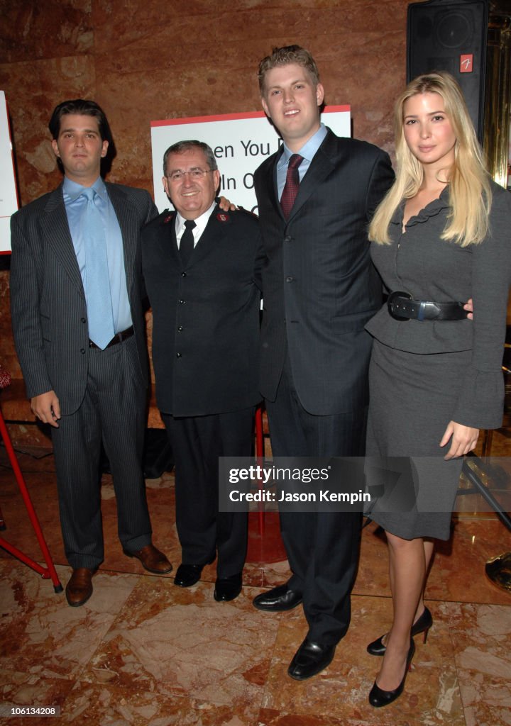 Salvation Army Fundraising Kickoff with Trump Family - November 20, 2006