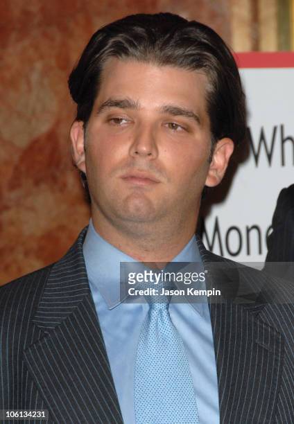 Donald Trump Jr. During Salvation Army Fundraising Kickoff with Trump Family - November 20, 2006 at Trump Tower in New York City, New York, United...