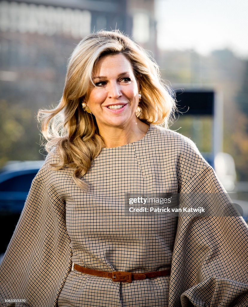 Queen Maxima at launch debt lab