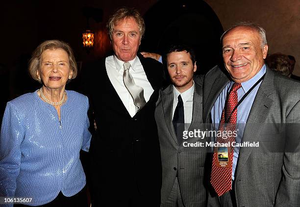 Director Randall Wallace, Penny Chenery, actor Kevin Connelly and writer William Nack attend the "Secretariat" premiere after party on September 30,...