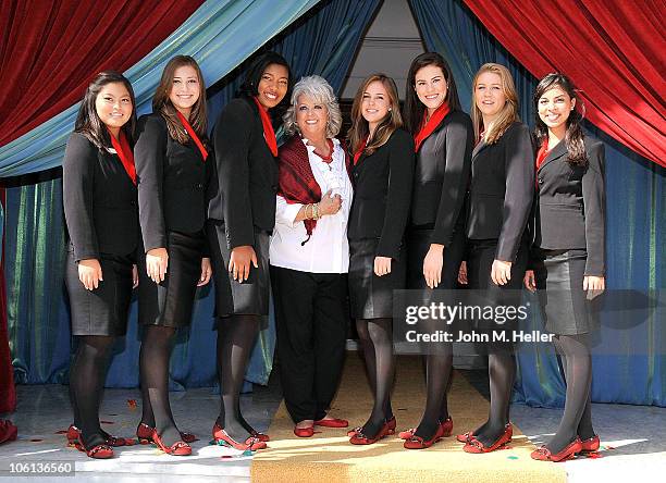 Rose Princess Jessica Michelle Montoya, Rose PrincessTenaya Miyoko Senzaki, Rose Princess Michelle Kay Washington, Grand Marshall Chef Paula Deen,...