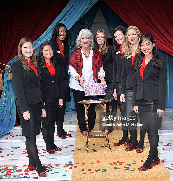 Rose Princess Jessica Michelle Montoya, Rose PrincessTenaya Miyoko Senzaki, Rose Princess Michelle Kay Washington, Grand Marshall Chef Paula Deen,...