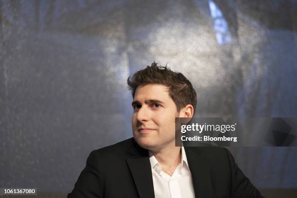 Eduardo Saverin, co-founder and partner of B Capital Group, attends the Singapore FinTech Festival in Singapore, on Wednesday, Nov. 14, 2018. The...