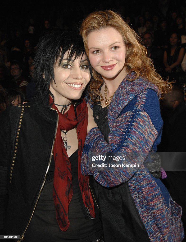 Mercedes- Benz Fashion Week Fall 2007 - Anna Sui - Front Row and Backstage