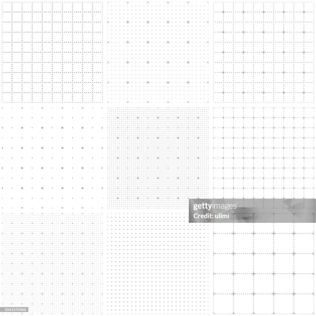 Dotted Seamless Pattern Grid Paper High-Res Vector Graphic - Getty Images