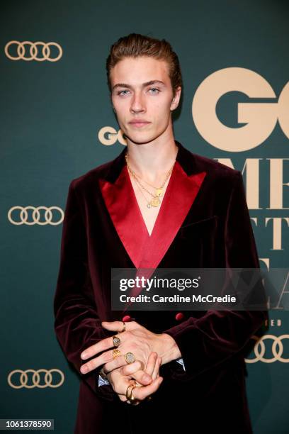 Lucky Blue Smith attends the GQ Australia Men of The Year Awards at The Star on November 14, 2018 in Sydney, Australia.
