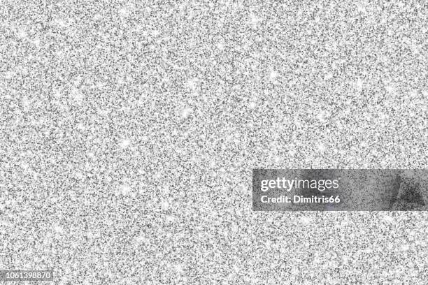 silver glitter shiny vector background - silver coloured stock illustrations