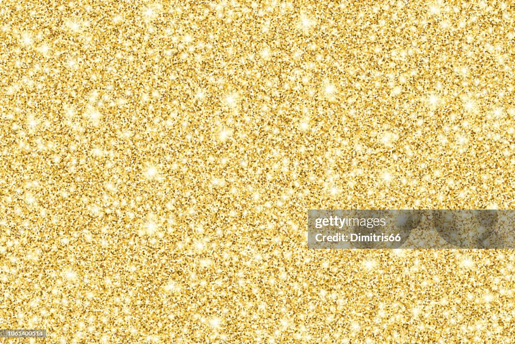 Gouden glitter glanzende vector achtergrond