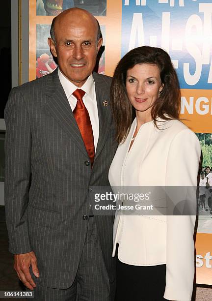 Los Angeles Sheriff Lee Baca and wife during Reaching for the Stars Charity Dinner - Arrivals at The Beverly Hills Hotel in Beverly Hills,...