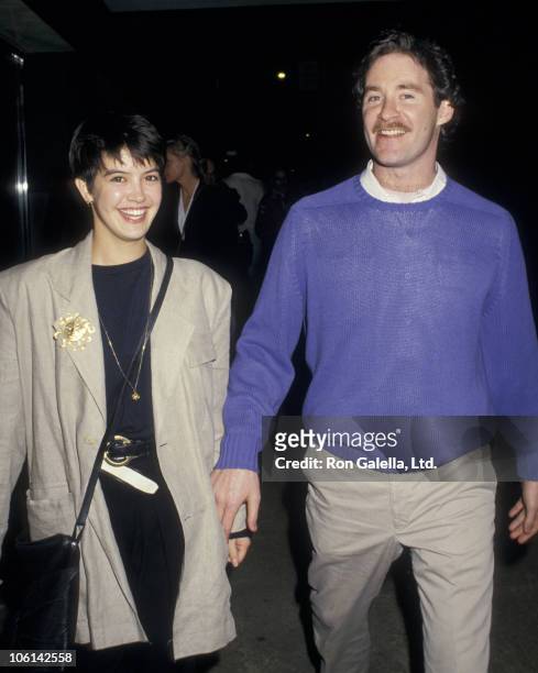 Phoebe Cates and Kevin Kline during "Ishtar" Screening - May 7, 1987 at Ziegfeld Theater in New York City, New York, United States.