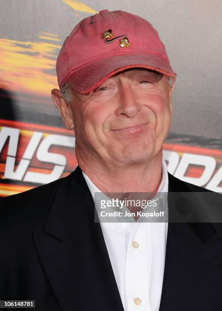 Director Tony Scott arrives at the Los Angeles Premiere "Unstoppable" at Regency Village Theatre on October 26, 2010 in Westwood, California.