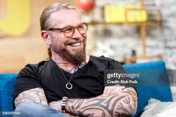 Screenwriter Kurt Sutter visits 'The IMDb Show' on October 24, 2018 in Studio City, California. This episode of 'The IMDb Show' airs on November 1,...