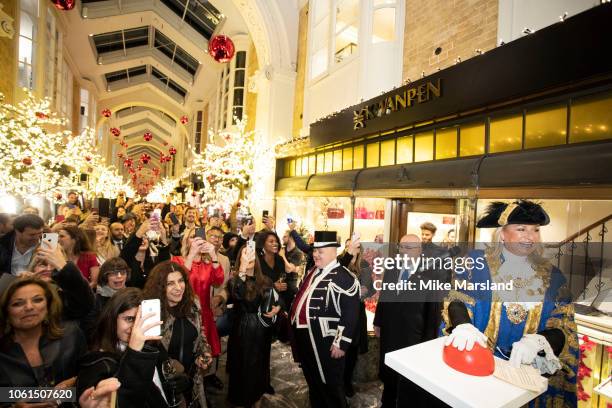 The Right Worshipful Lord Mayor of Westminster Councillor Lindsey Hall attends the "A Burlington Christmas" at Burlington Arcade on November 14, 2018...