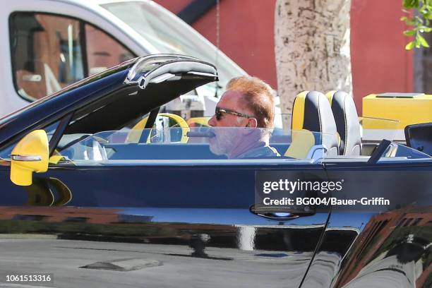 Arnold Schwarzenegger is seen on November 14, 2018 in Los Angeles, California.