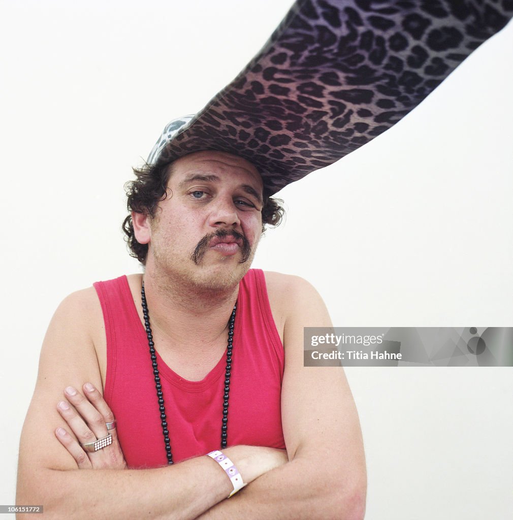 Jack Parrot Rapper South African rapper Jack Parow posed at the Lowlands Festival in ...