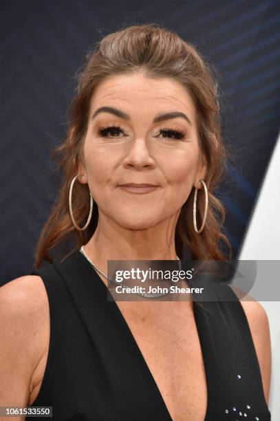 Singer Gretchen Wilson attends the 52nd annual CMA Awards at the Bridgestone Arena on November 14, 2018 in Nashville, Tennessee.