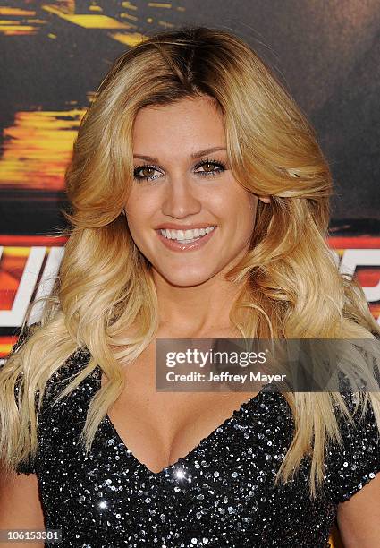 Ashley Roberts of Pussycat Dolls arrives at the "Unstoppable" Los Angeles Premiere at Regency Village Theatre on October 26, 2010 in Westwood,...