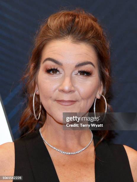 Singer Gretchen Wilson attends the 52nd annual CMA Awards at the Bridgestone Arena on November 14, 2018 in Nashville, Tennessee.