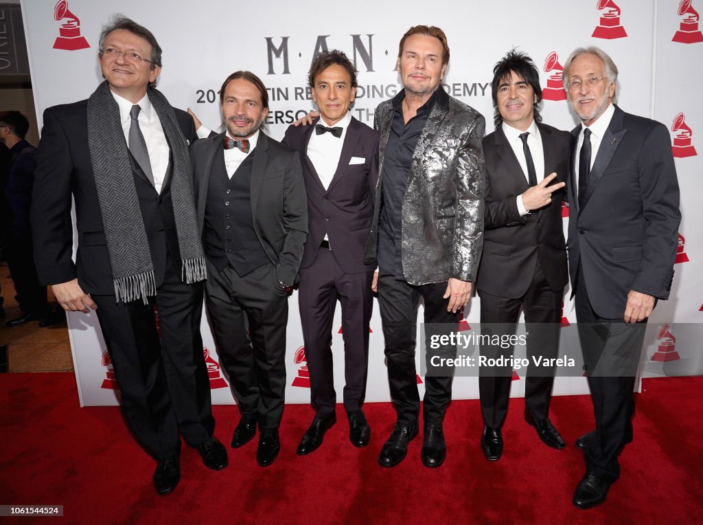 The 19th Annual Latin GRAMMY Awards - Person Of The Year Gala Honoring Mana - Red Carpet