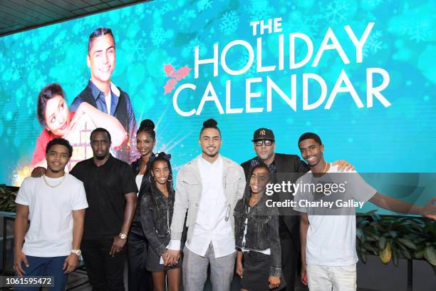Justin Dior Combs, Sean "Diddy" Combs, Kim Porter, D'Lila Star Combs, Jessie James Combs, Quincy Brown, Al B. Sure! and Christian Casey Combs attend...