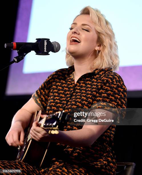 Maddie Poppe attends Billboard's 2018 Live Music Summit Panels - Day 2 at Montage Beverly Hills on November 14, 2018 in Beverly Hills, California.