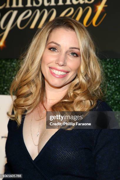 Autumn Federici attends "A Christmas Arrangement" Los Angeles premiere at Garry Marshall Theatre on November 14, 2018 in Burbank, California.