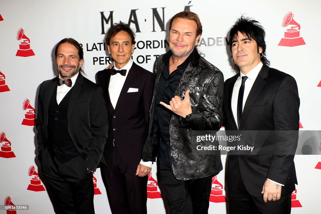 The Latin Recording Academy's 2018 Person Of The Year Gala Honoring Mana - Red Carpet