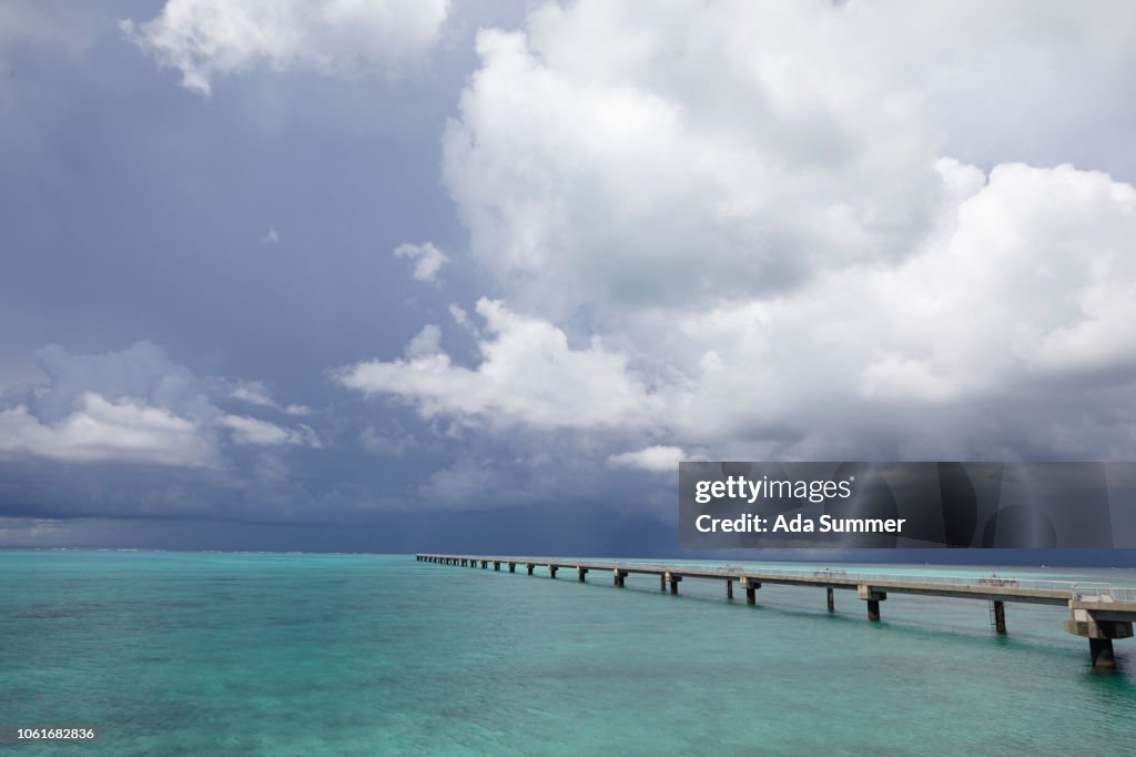 Beach rwy17end on Shimojiji Island, Okinawa Prefecture, Japan