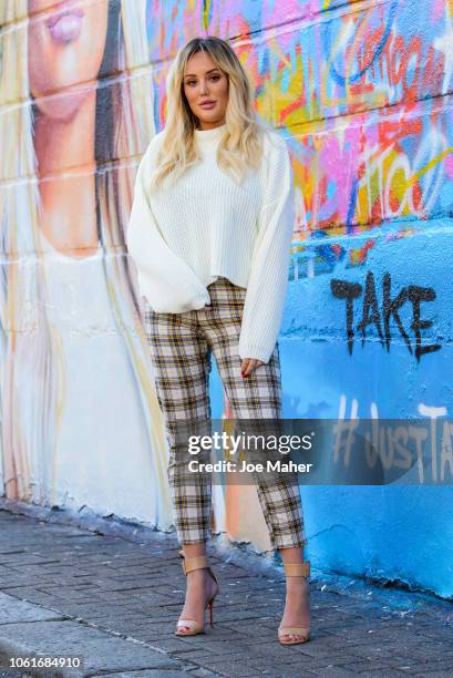 Charlotte Crosby during a photocall for Just Tattoo Of Us at MTV London on October 31, 2018 in London, England.