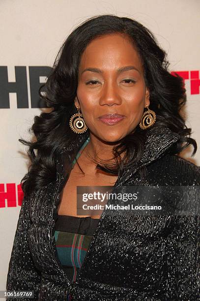 Actress Sonja Sohn arrives to HBO's New York premiere of "The Wire" at Chelsea West Cinema in New York City on January 4, 2008.