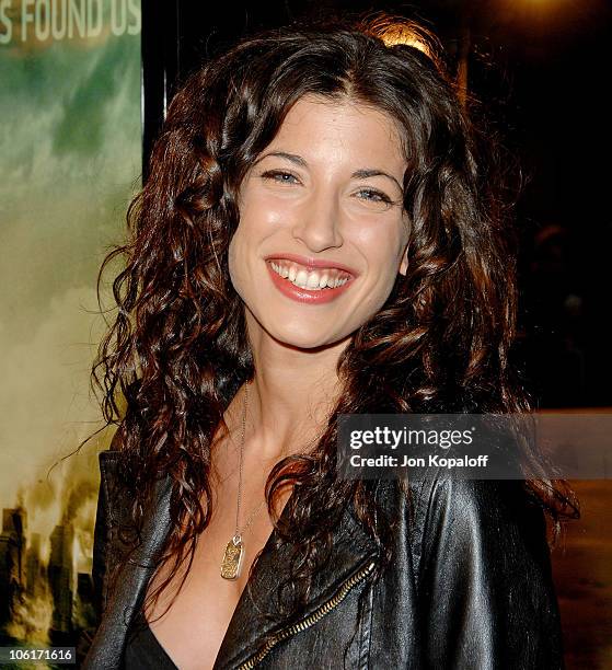 Actress Tania Raymonde arrives at the Los Angeles Premiere "Cloverfield" at Paramount Studios on January 16, 2008 in Los Angeles, California.