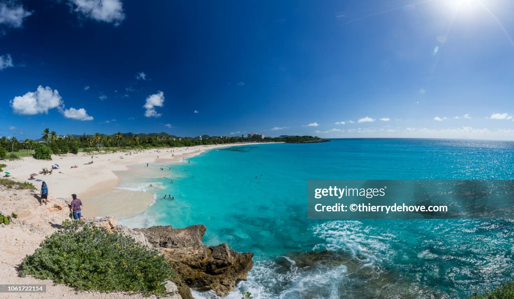 Saint Martin Sint Maarten Beaches Panoramic