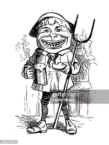 british london satire caricatures comics cartoon illustrations - italy beer stock illustrations