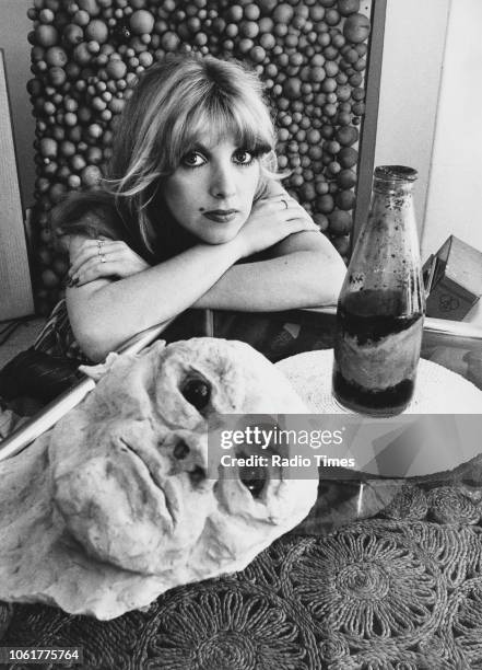 Portrait of musician Lynsey de Paul, August 2nd 1973.
