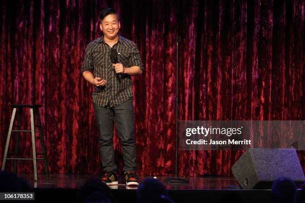 Comedian Bobby Lee onstage during The Kims of Comedy at HBO & AEG Live's "The Comedy Festival" 2007 at Caesars Palace on November 15, 2007 in Las...