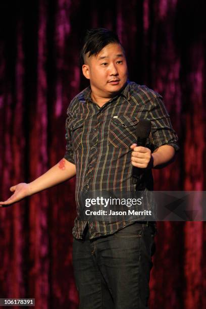 Comedian Bobby Lee onstage during The Kims of Comedy at HBO & AEG Live's "The Comedy Festival" 2007 at Caesars Palace on November 15, 2007 in Las...