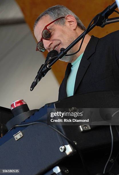 Donald Fagen of Steely Dan during 38th Annual New Orleans Jazz & Heritage Festival Presented by Shell - Steely Dan at New Orleans Fairgrounds in New...