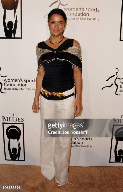 Michelle Rodriguez during Women's Sports Foundation Presents "The Billies" - Arrivals" at Beverly Hilton Hotel in Beverly Hills, California, United...