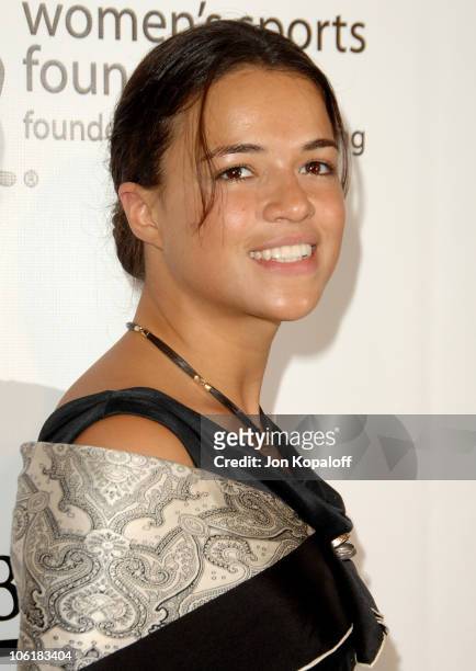 Michelle Rodriguez during Women's Sports Foundation Presents "The Billies" - Arrivals" at Beverly Hilton Hotel in Beverly Hills, California, United...