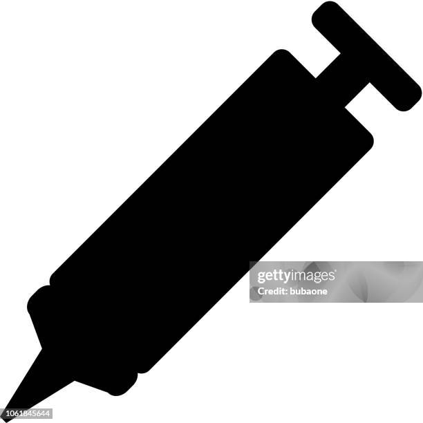 sile and glue sealant icon with long shadow - sealant stock illustrations