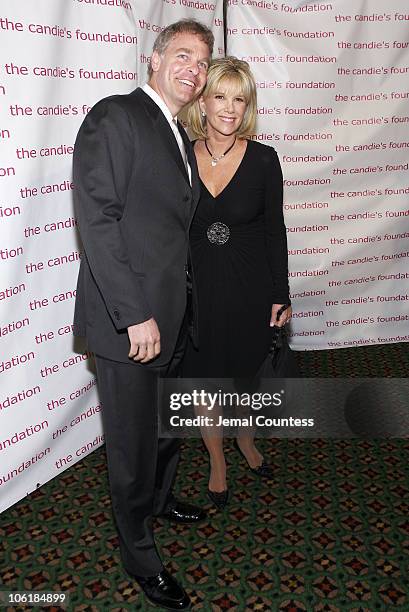 Jeff Konigsberg and Joan Lunden during The Candie's Foundation Hosts Its 4th Annual "Event to Prevent" Benefit at Cipriani 42nd Street in New York...