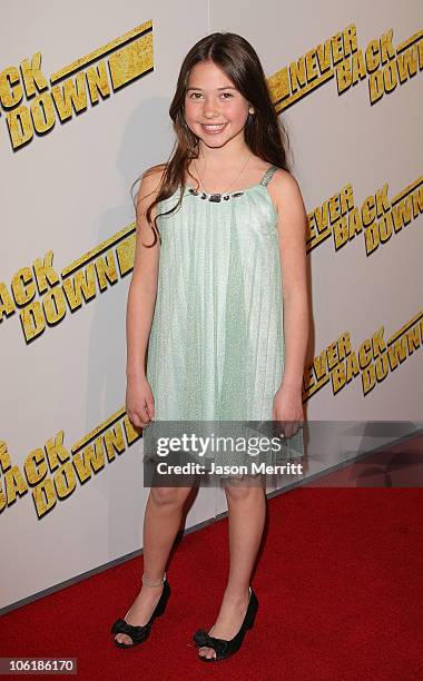 "Never Back Down" Los Angeles Premiere - Arrivals, News Photo
