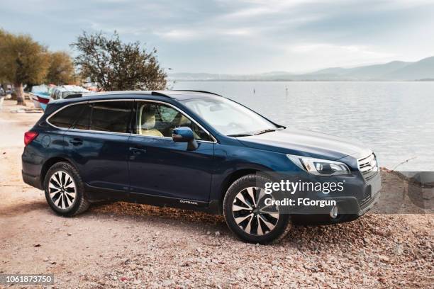 subaru outback - subaru stock pictures, royalty-free photos & images