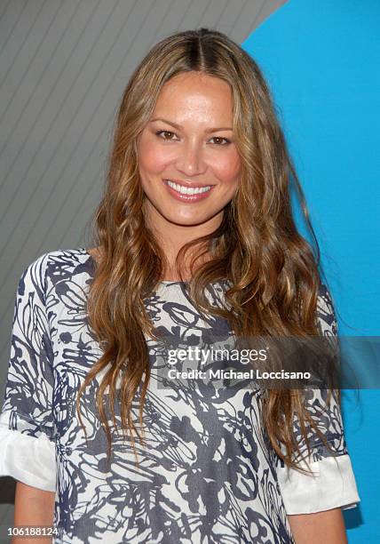 Moon Bloodgood during NBC 2007-2008 Primetime Preview Red Carpeti Upfronts - Arrivals at Radio City Music Hall in New York City, New York, United...